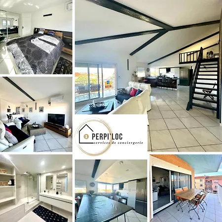 Duplex 6 Personnes 140m2 Appartement Perpignan